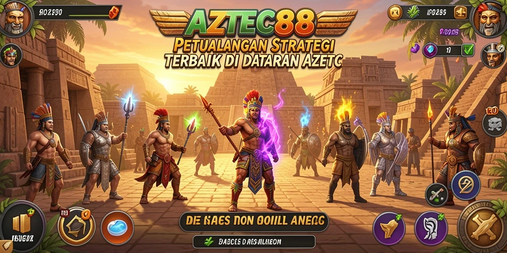 Menampilkan gameplay menarik dari AZTEC88 yang penuh strategi.