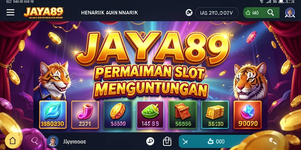 Tampilan menarik gameplay Slot di JAYA89.