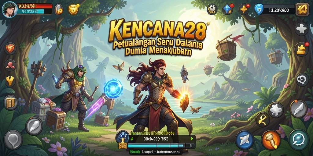 Menampilkan gameplay KENCANA28 dengan petualangan yang seru dan grafis memukau.